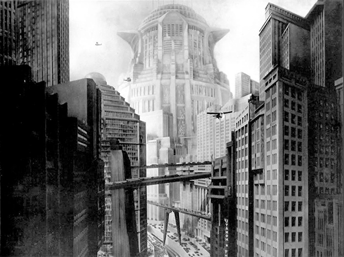سکانسی از فیلم متروپولیس، ساخته فریتز لانگ، ۱۹۲۷